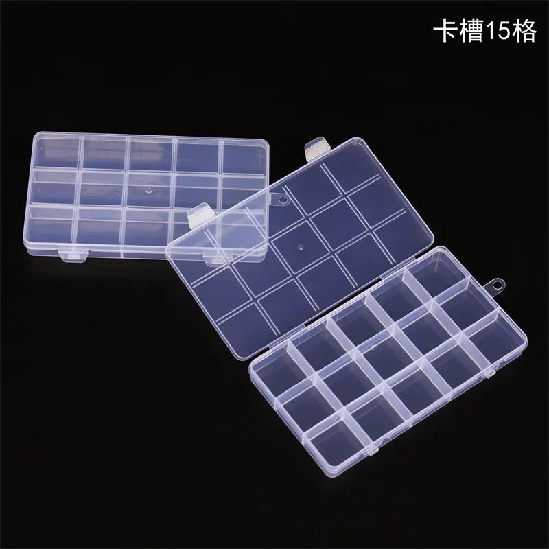 boîtes rangement transparentes compartimentées poignées modernes bijoux classification pièces anti ficelles