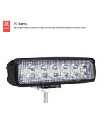 lampe travail led 6000k noir blanc led ip67 moderne fonctionnel ventilation