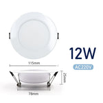 lampe led encastrable blanc moderne clips chambre salon cuisine