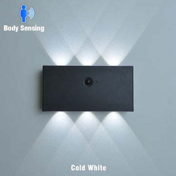 lampe murale led moderne rechargeable noir blanc bois 5000mAh interrupteur tactile chambre cuisine