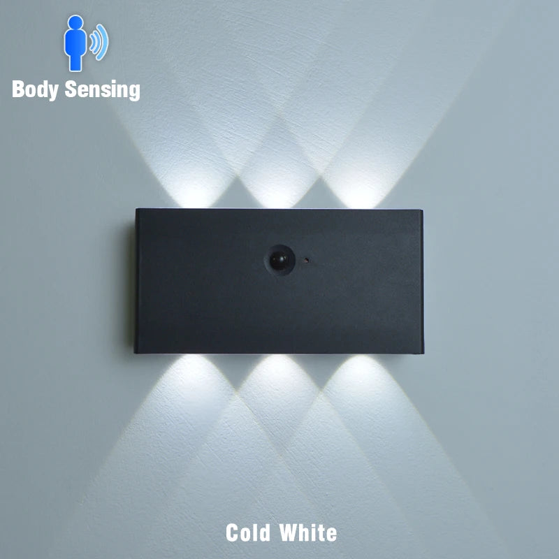 lampe murale led moderne rechargeable noir blanc bois 5000mAh interrupteur tactile chambre cuisine