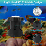projecteur led ip68 étanche 10 led noir moderne commande distance prise électrique app mobile