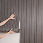 papier peint auto adhésif moderne rayures verticales beige clair enfant chambre cuisine résistant eau