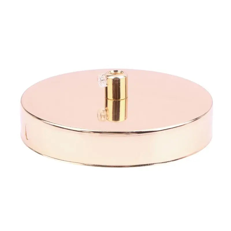 disques métalliques or argent rose doré noir blanc modernes accessoires plafonnier suspension base disque