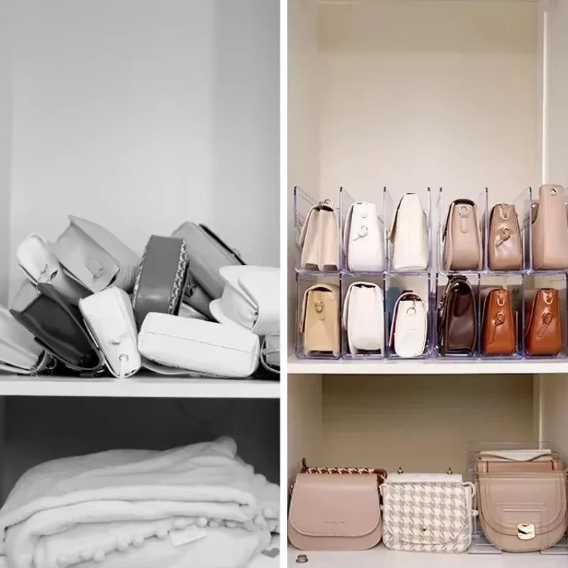 support rangement transparent moderne adhésif porte sacs porte livres cahiers notes armoire respectueux environnement