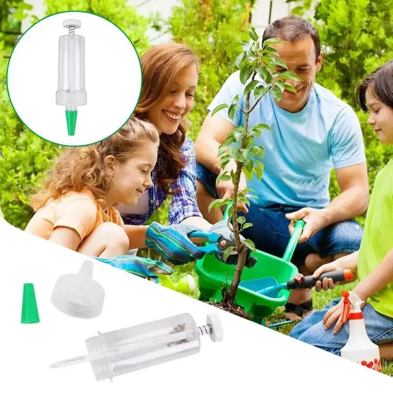 outil plantation graines transparent manuel jardin arbres fleurs pot fleur matériel jardinage