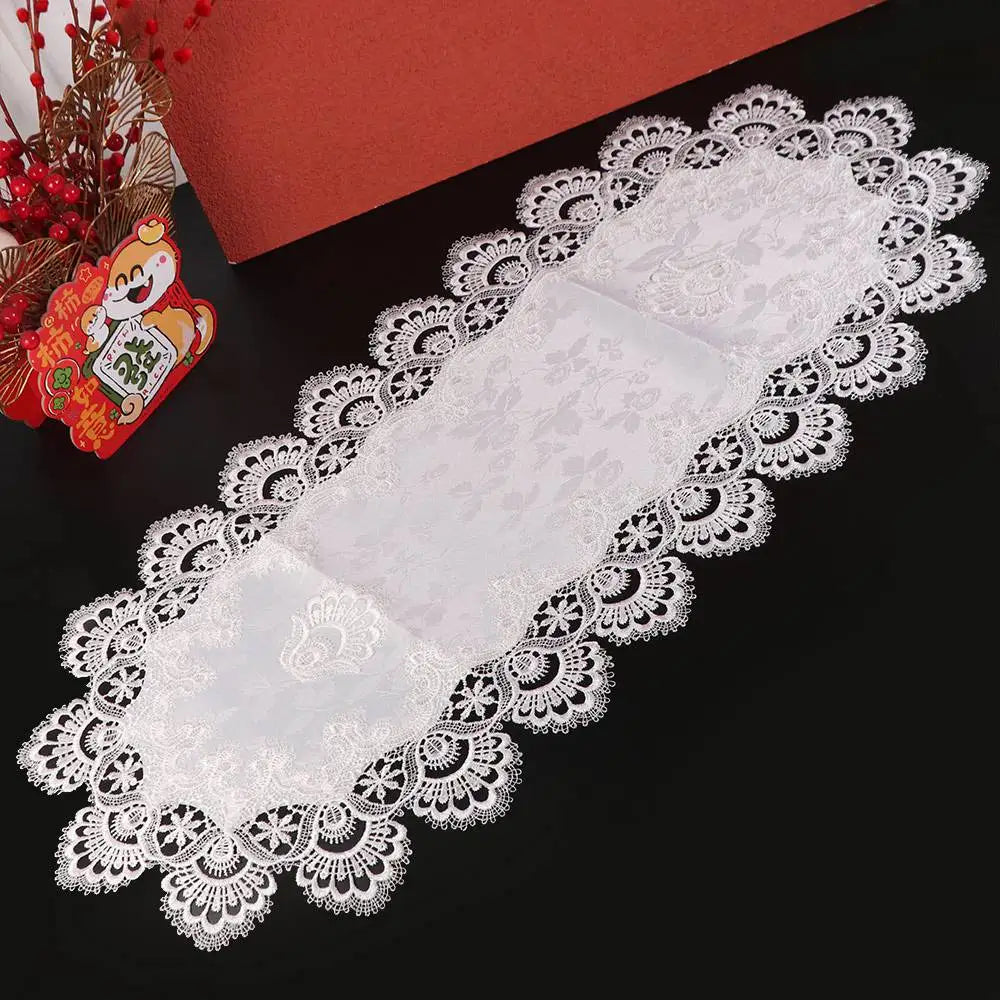 serviette table brodée florale gris clair doré classique réutilisable polyester