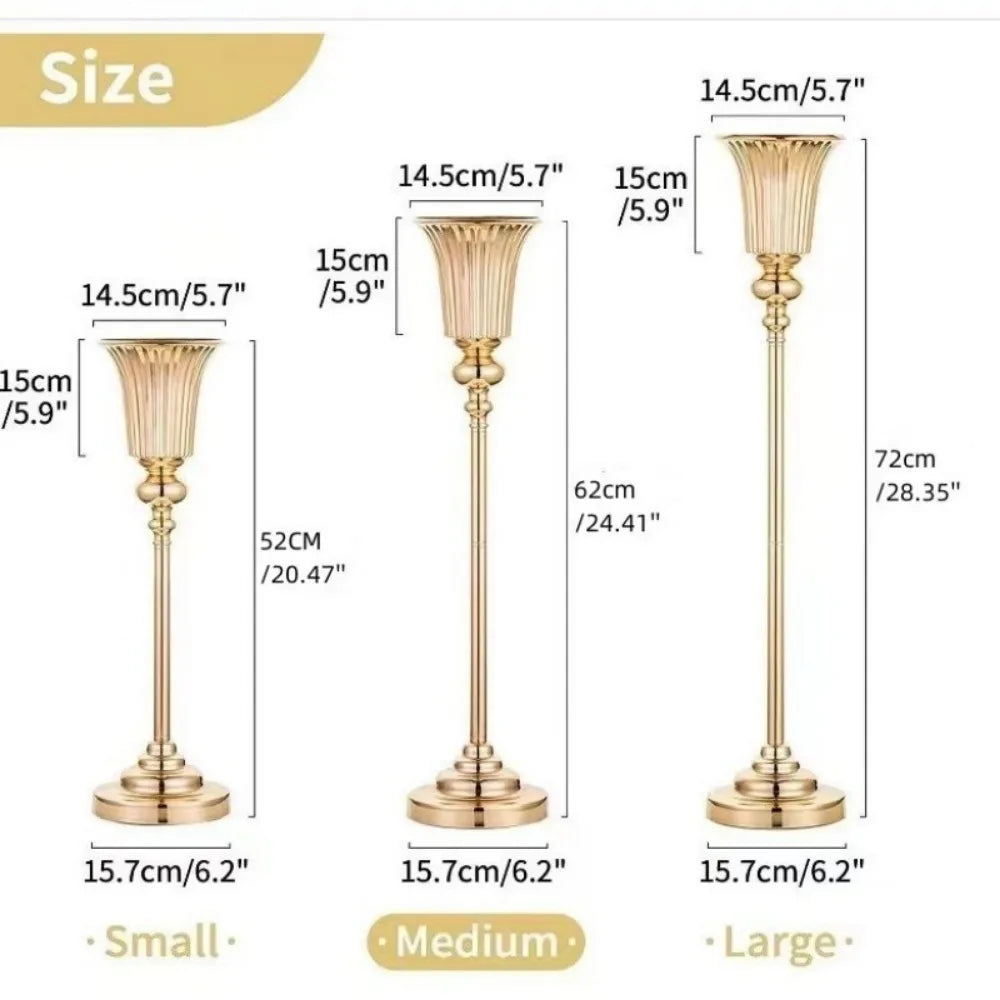 vases or classiques ronds lisses dorés grandes tailles maison decoration