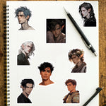 sticker manga personnages cheveux costumes adhésifs waterproof scrapbook carnet notes téléphone bagages bricolage adultes