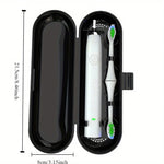 boîte rangement portable brosse dents électrique rose bleu vert moderne clips chargeur intégré contrôle