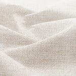 rideau douche moderne faux lin texturé beige clair gris foncé ajustable anneaux métalliques machine