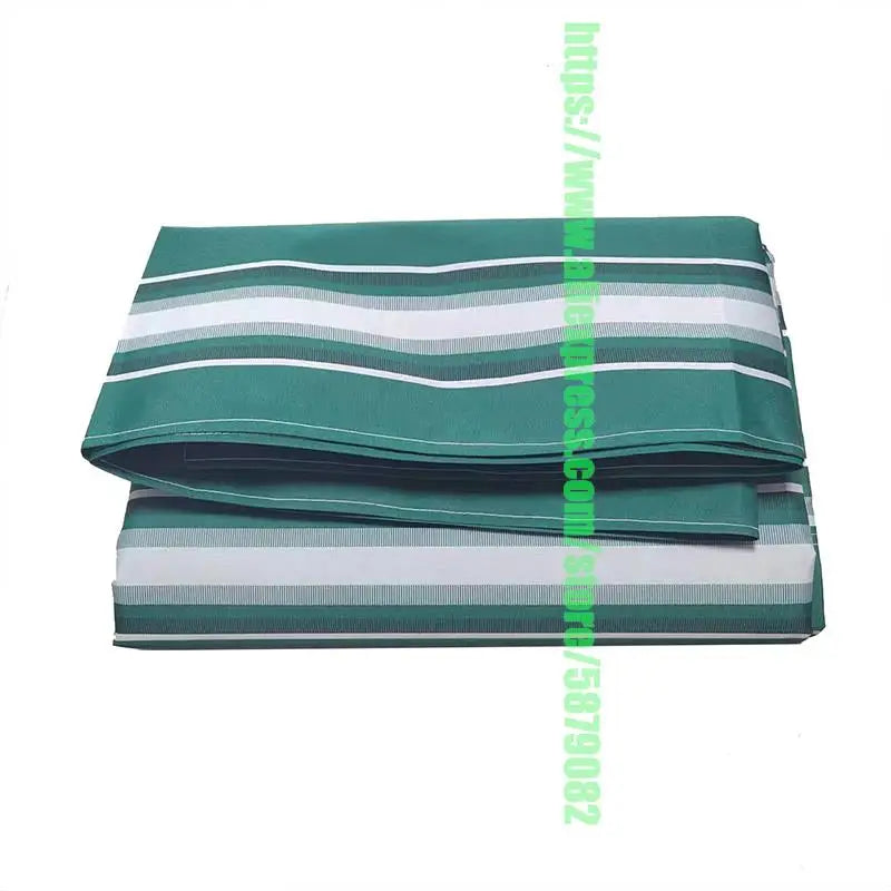 toile d'ombrage vert rayures horizontales moderne enduit pu opaque grande dimension personnalisableextérieur