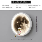 lampe murale astronaute lune étoiles chambre enfant moderne