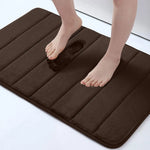 tapis massage pieds noir rayures horizontales moderne antidérapant absorbant eau respectueux environnement