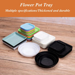 plateaux fleurs modernes noir blanc vert rose bleu 5.3cm 7cm 9cm 10pcs