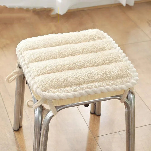 coussin chaise gris beige noir marron doux confortable anti décubitus coton polyester imprimé carré