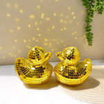 canard miroir disco or rose argent deco moderne chambre enfants