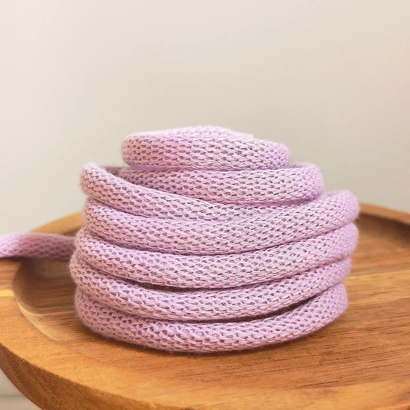 cordons macramé polyester 6mm bleu clair blanc vert rose jaune gris beige créatif artisanal
