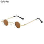 lunettes soleil unisexe rondes vintage or noir gris transparentes classiques punk anti reflet uv