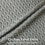 taies d'oreillers carrées polyester coton motif tissé relief modernes vert foncé gris rose pastel