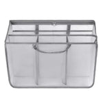 sac plage réutilisable polyester transparent compartiments utilitaire bleu clair gris minimaliste organiser affaires