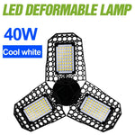 lampe led garage e27 noir hexagonal smd 40w 60w 80w 100w 150w 200w
