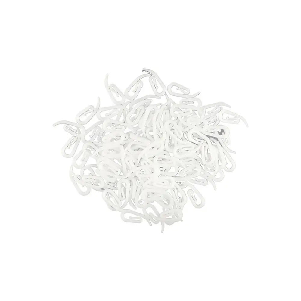 crochets suspension rideau blanc moderne plastique haute qualité 100 pièces minimalistes