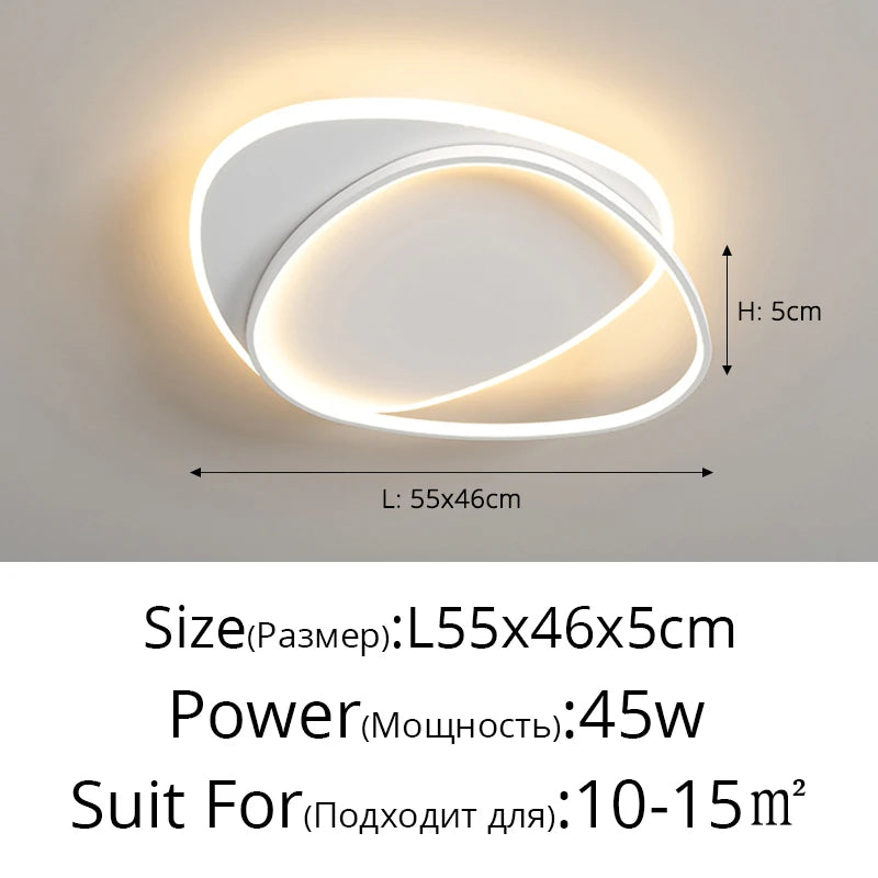 plafonnier moderne led blanc noir doré contemporain opacité haute qualité facile