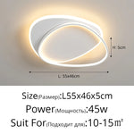 plafonnier moderne led blanc noir doré contemporain opacité haute qualité facile