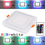 plafonnier led moderne blanc télécommande 110v 220v rgb 6w 9w 16w 24w