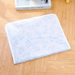 couverture animaux compagnie gris clair imprimé pattes animaux douce doublée taille