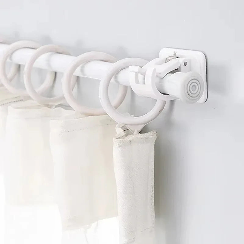 clips suspension adhésifs blancs modernes utilisation multiple support mural rideaux outils cuisine pièces