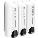distributeur savon liquide blanc transparent moderne minimaliste salle bains cuisine