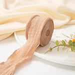 ruban dentelle plissé organza nylon décoratif fleur bricolage accessoire cheveux décoration fait main