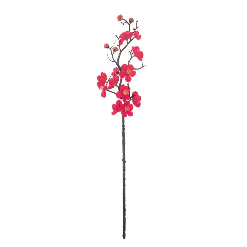 décoration extérieure branche artificielle soie fleurs blanc rose printemps nature minimaliste fête mariage