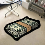 tapis vert moderne billets dollars antidérapant intérieur extérieur facile entretien chambre salon