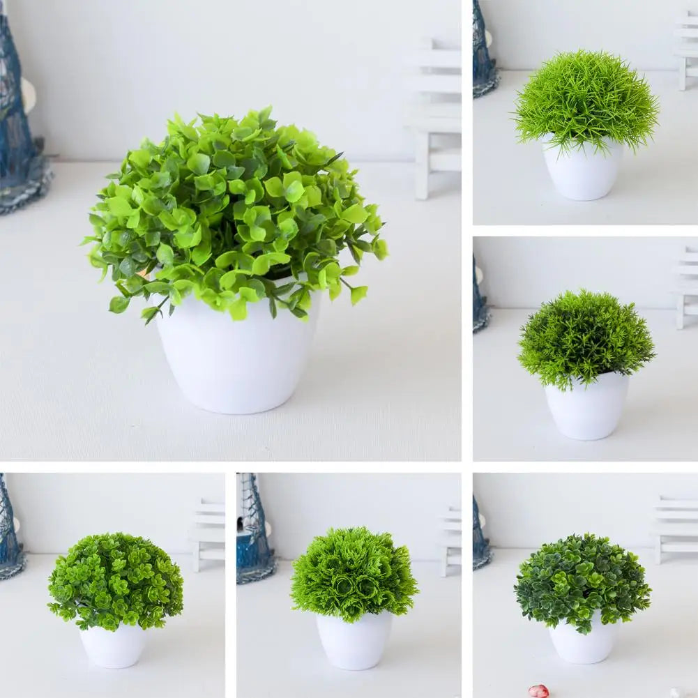plante artificielle bonsaï vert pot décoratif maison jardin intérieur moderne