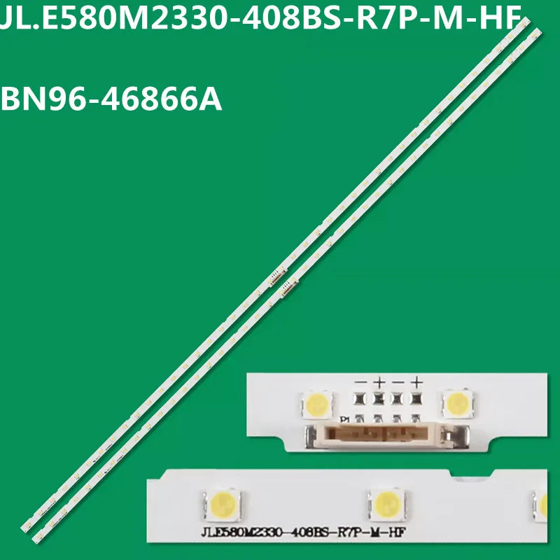 bande led blanc 42 leds 630 mm connecteurs modernes fixations électroniques