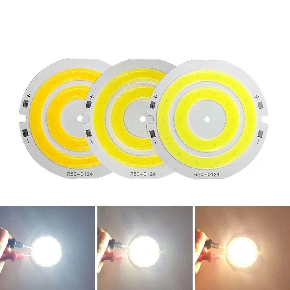 ampoule led super brillante blanc froid rouge bleu 50mm diamètre moderne technologie