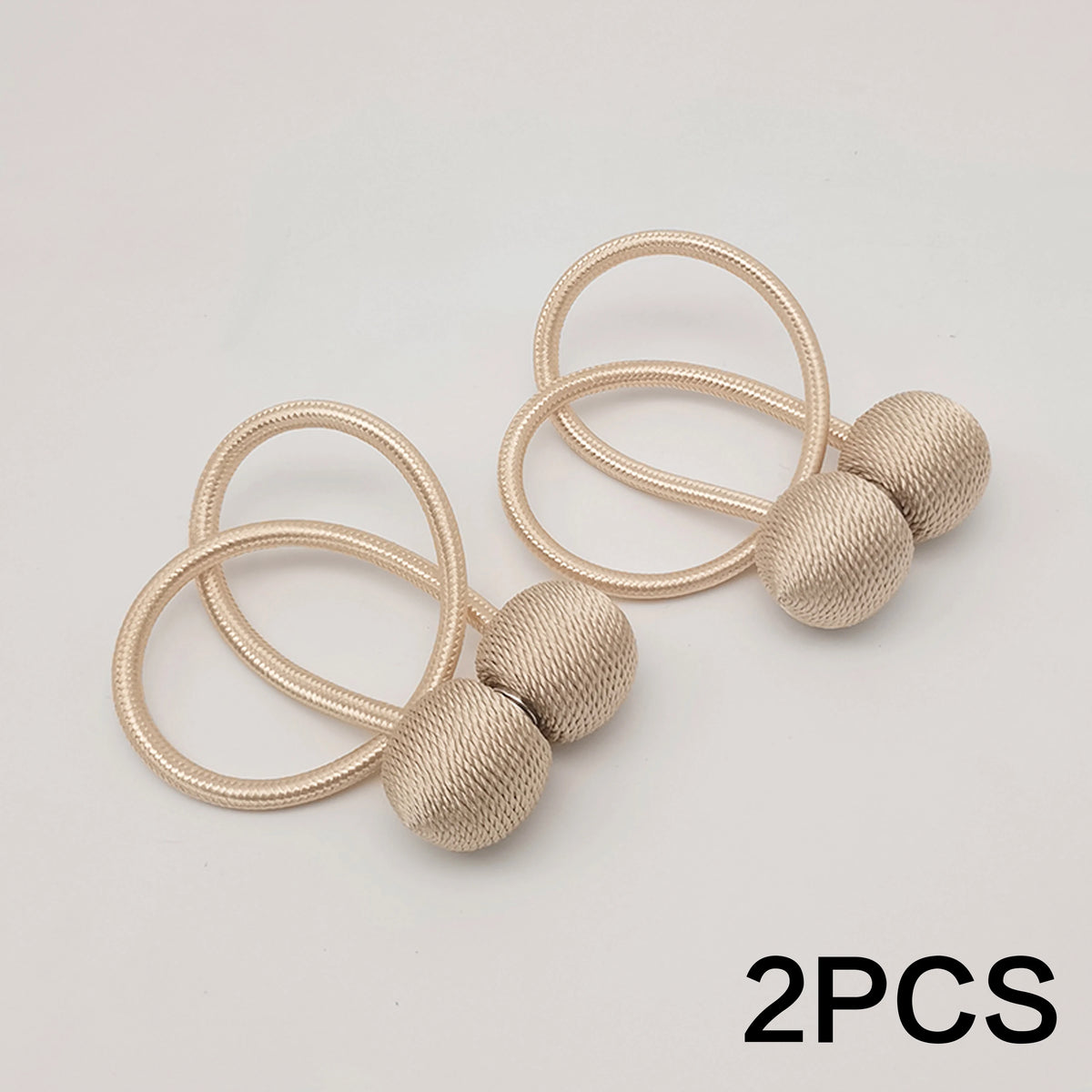 boucles magnétiques rideau corde tressée moderne beige blanc marron bleu noir rose gris orange