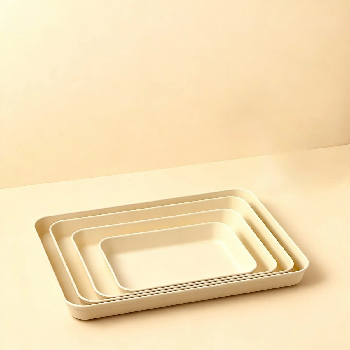 assiettes marron texture bois modernes poignées profondes fruits aliments service cuisine