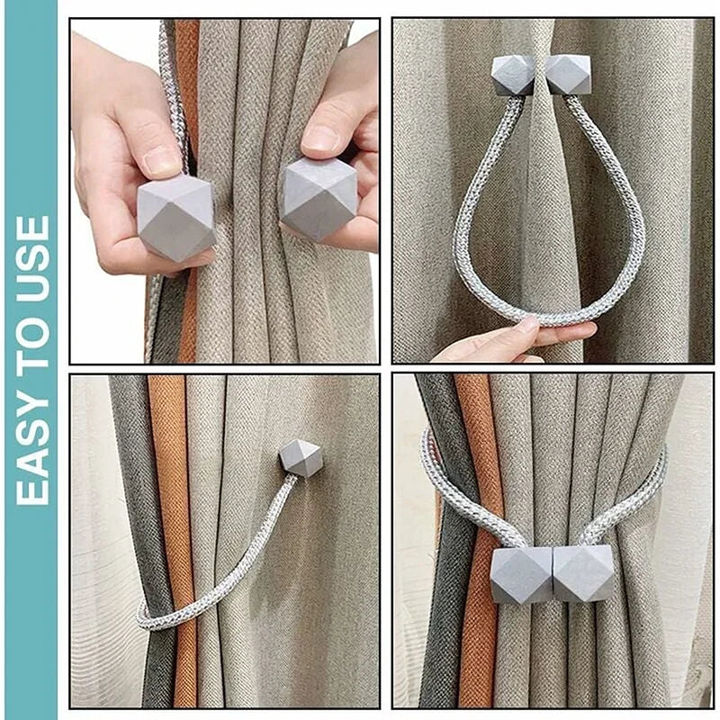 boucles rideaux moderne noir blanc gris bleu beige rose texturé minimaliste