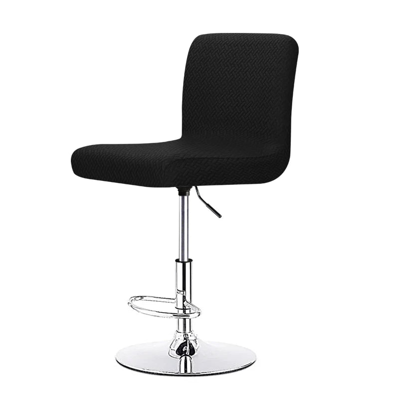 housse chaise tissu géométrique moderne gris poignée serrage chaise banquêt mariageôtel plage