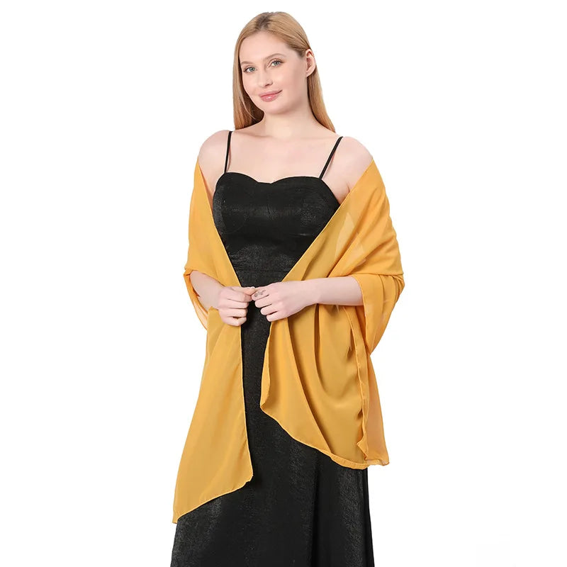 écharpe soie polyester solide rouge bordeaux rose clair beige gris jaune violet moderne