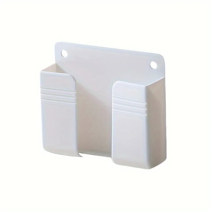 support mural smartphone chargeur adhésif blanc moderne minimaliste cable usb