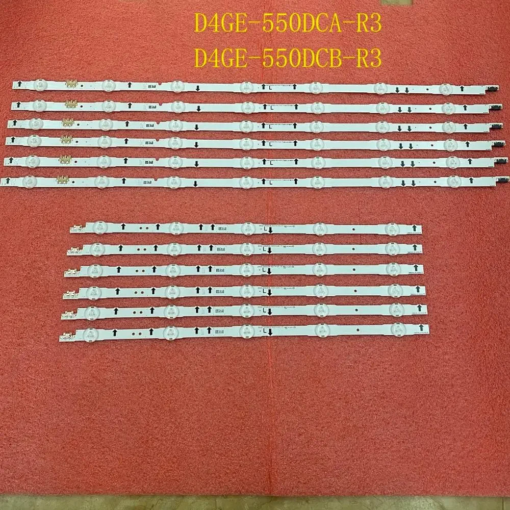 bande lumineuse led blanche transparentes modernes connecteurs boutons flèches