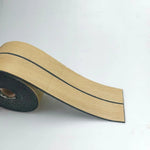 ruban auto adhésif épais 300cm gris clair rayures noires moderne bordure porte fenêtre