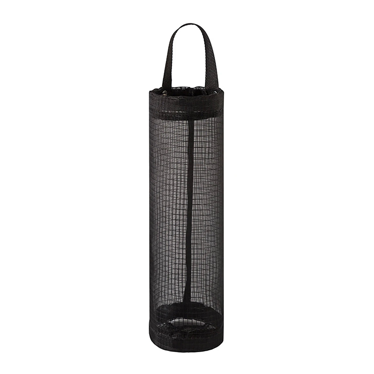 organisateur suspendu sacs plastiques poubelles multiple couleurs maille polyester réutilisable rangement cuisine utilitaire minimaliste