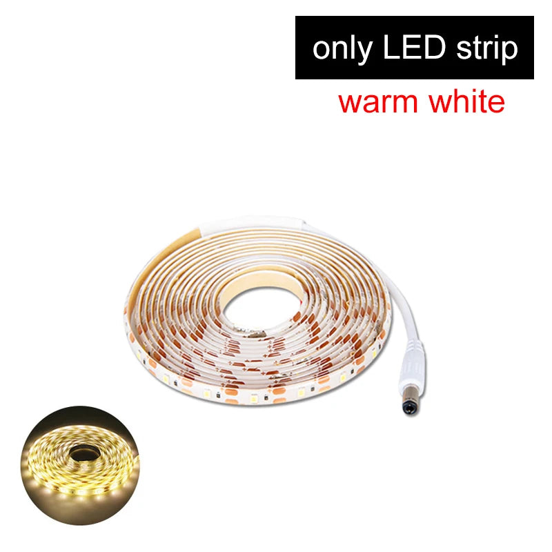 bande led détecteur mouvement blanc blanc chaud moderne adhésif 1m 3m 5m étanche veilleuse
