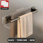 porte serviettes mural adhésif blanc gris noir texture métallique moderne minimaliste serviettes sabots 30cm